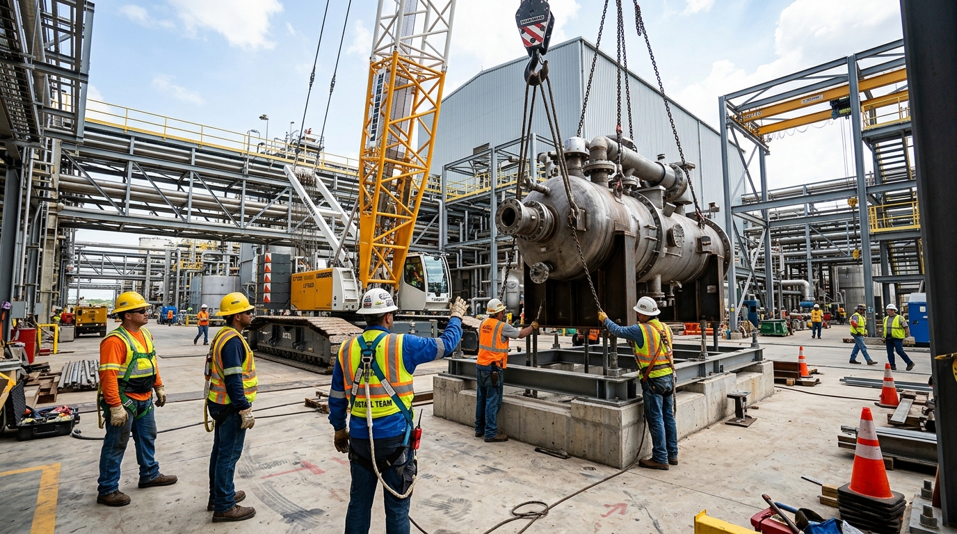 Industrial Plant Machinery Installation